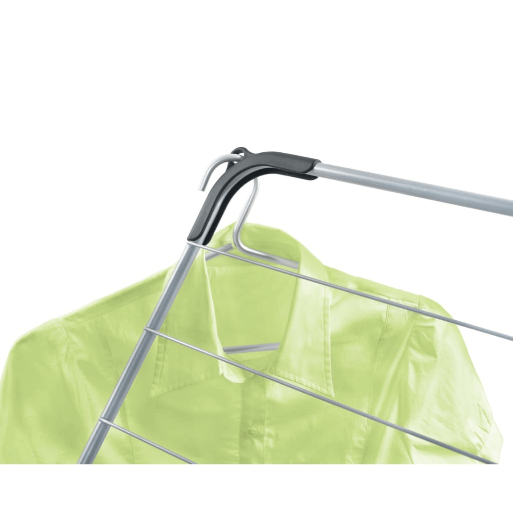 Metaltex 3-tier Slim Drying Rack - Space Saver, Discover the sleek Metaltex Tec Concerto Slim 3-tier Drying Rack. Perfect for small spaces with 9.5m of drying length. Ideal for dorms and studios.