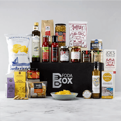 Luxury Pine Box Hamper - Gourmet Food Gift, Elevate celebrations with our Classic Pantry Hamper. Perfect for gourmet lovers, includes premium artisanal snacks and delicacies. Ideal for special occasions.