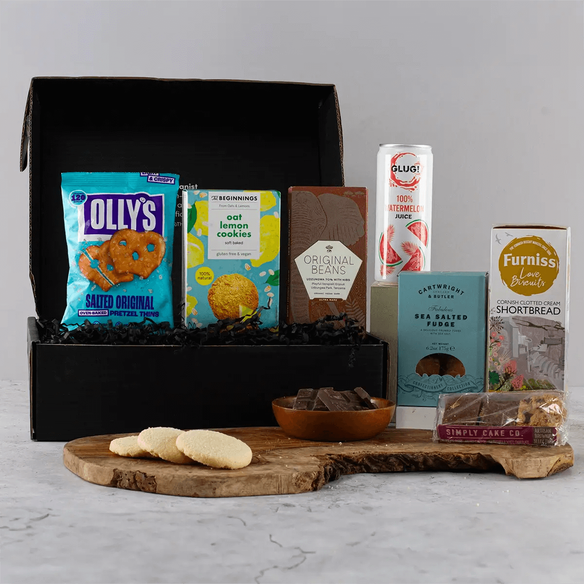 Thinking Of You Gift Box - Heartwarming Treats, Brighten someone's day with our Thinking Of You Gift Box. Perfect for any occasion, filled with heartwarming treats to show you care.