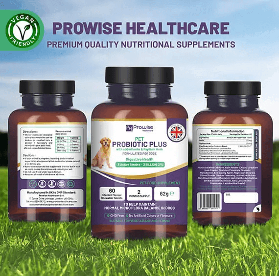 Dog Joint Supplement & Probiotic Combo | UK Made, Boost your dog's joint and gut health with our combo deal. Powerful joint support and probiotic formula in tasty chewable tablets. Made in the UK.