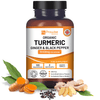 Organic Turmeric, Black Pepper & Ginger 1440mg, 120 Capsules, Boost your health with our Organic Turmeric Curcumin 1440mg. Includes Black Pepper & Ginger for enhanced absorption. Made in the UK and 100% vegan.