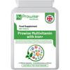 Prowise Multivitamin & Iron Tablets - 6 Months Supply, Get 6 months of daily health support with Prowise Multivitamin & Iron Tablets. Vegetarian-friendly, GMP certified, and made in the UK for quality assurance.