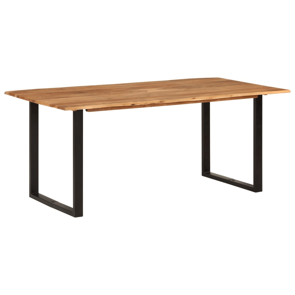 Dining Table 180x90x76 cm Solid Acacia Wood - Rustic Style Enhance Your Dining Experience with the vidaXL Dining Table Add a distinctive touch to your kitchen or dining room with this vidaXL Dining Table.