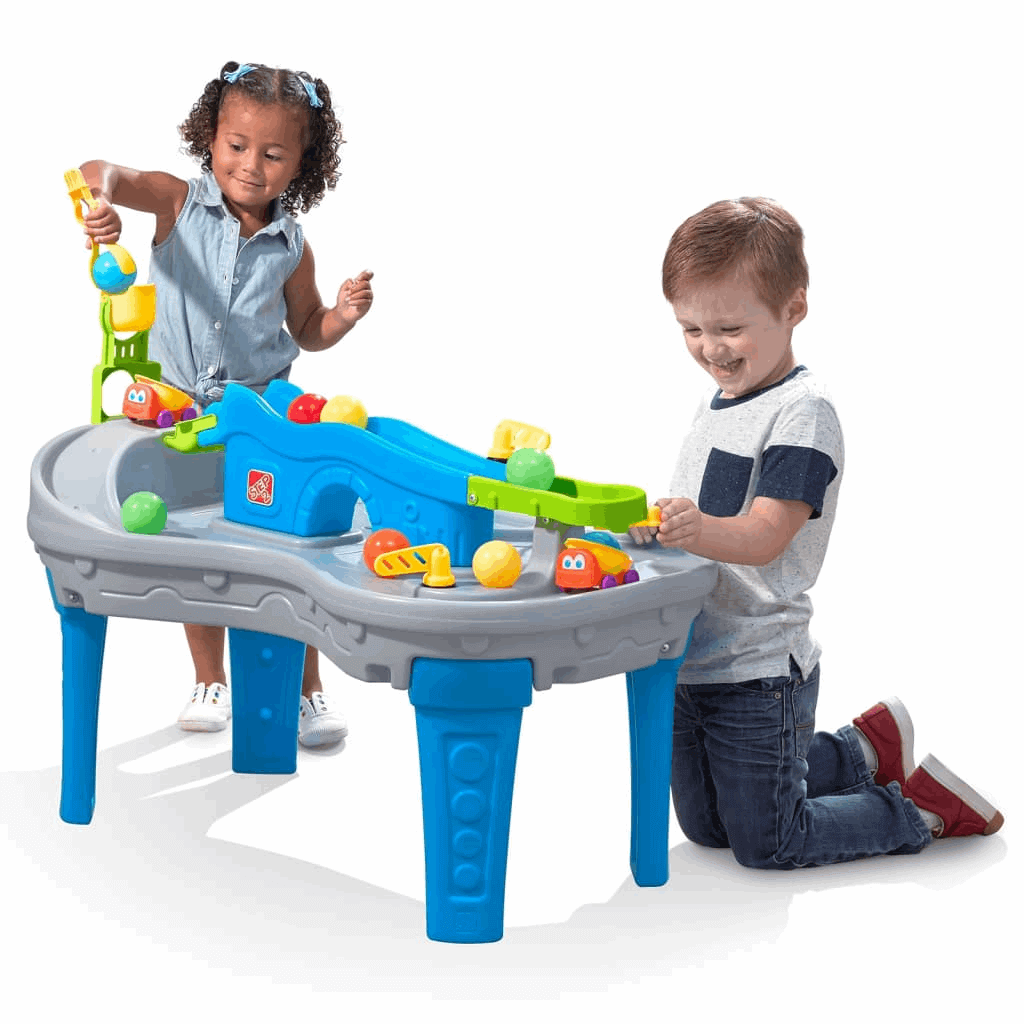 Step2 Play Table Ball Buddies Truckin and Rollin - Indoor Ball Adventure for Kids