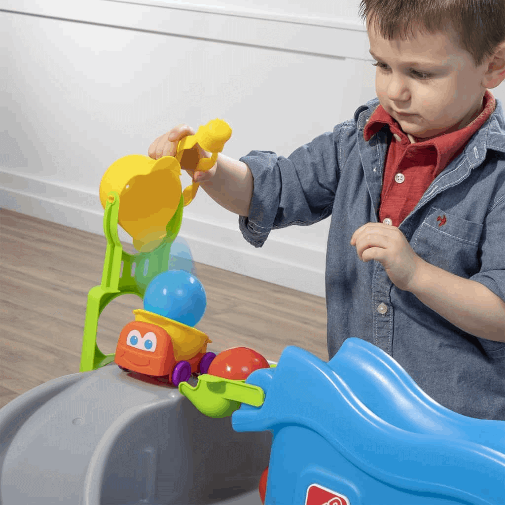 Step2 Play Table Ball Buddies Truckin and Rollin - Indoor Ball Adventure for Kids