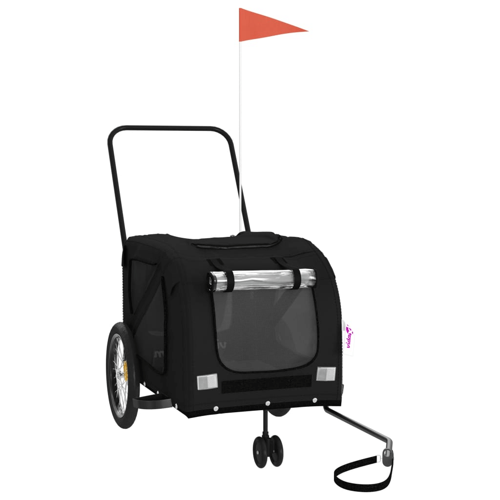 vidaXL Pet Bike Trailer - Comfort & Convenience Elevate pet outings with the vidaXL Pet Bike Trailer. Durable, comfortable, and convenient for small pets. Perfect for any adventure.