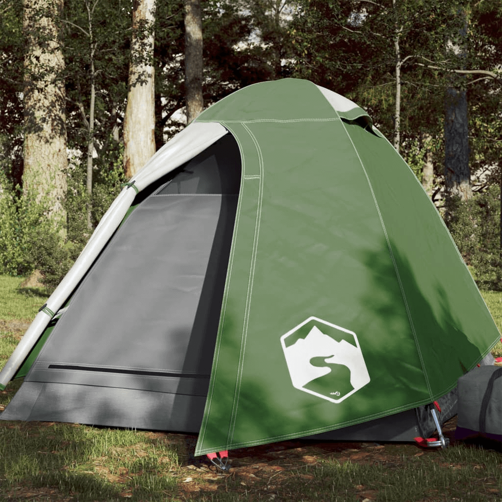 2-Person Dome Camping Tent - Easy Setup & Waterproof, Discover the ideal outdoor retreat with our lightweight, green waterproof tent, perfect for couples seeking hassle-free camping adventures.