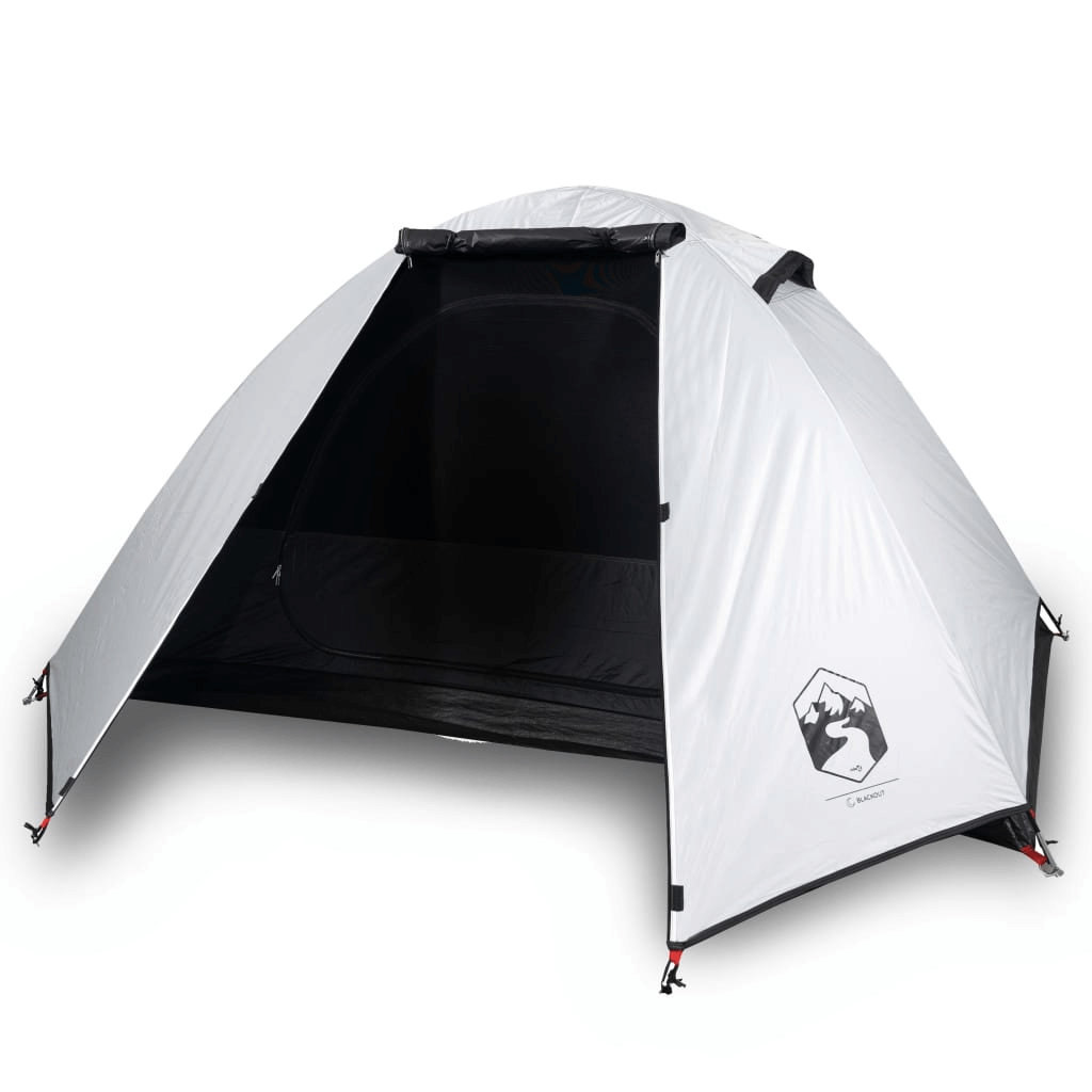 2-Person Waterproof Camping Dome Tent, Experience outdoor comfort with our 2-Person White Blackout Dome Tent. Perfect waterproof design for your adventures.