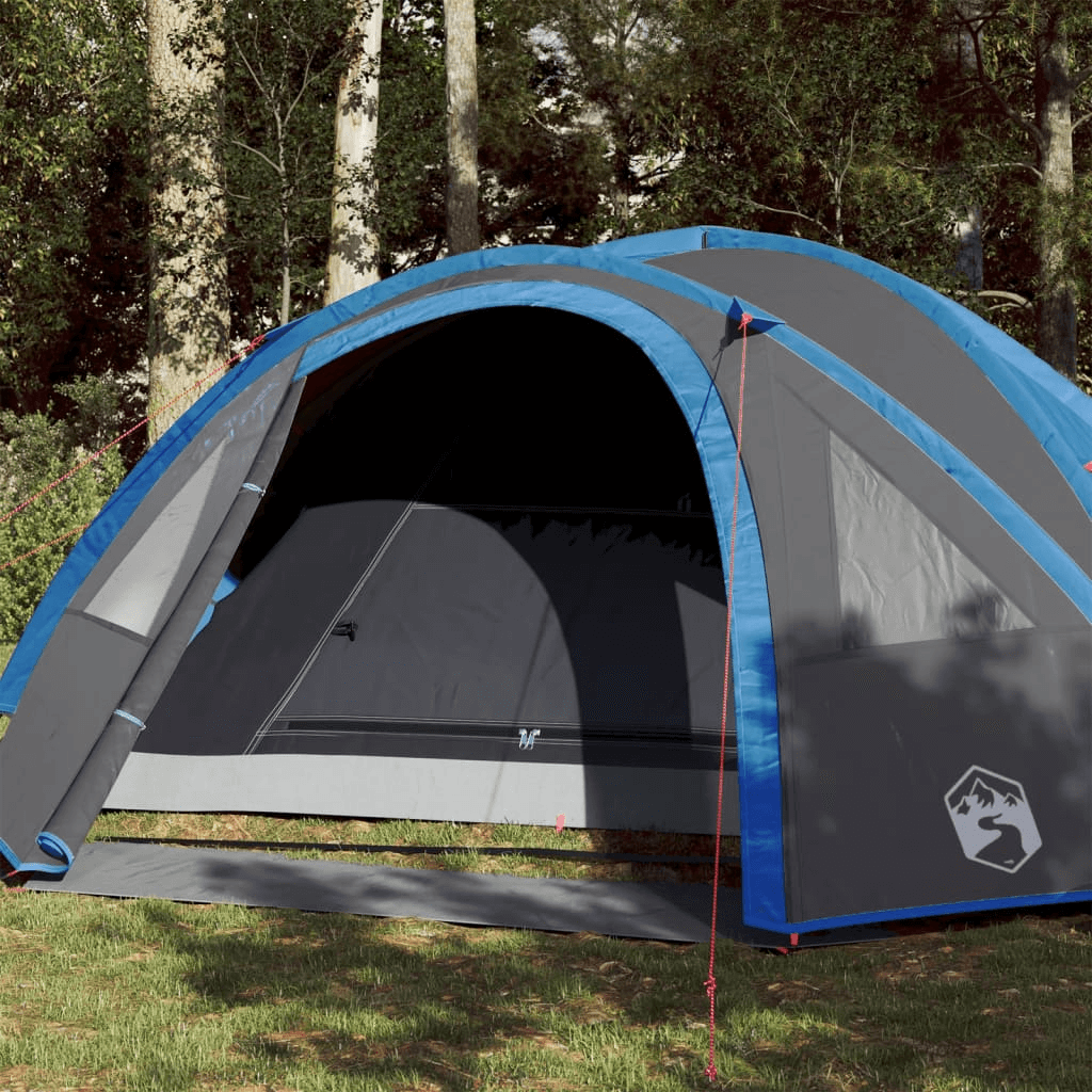 4-Person Camping Tent - Easy Setup, Water-Resistant, Discover the perfect camping tent for 4. Blue, water-resistant, portable, and designed for easy setup. Ideal for any outdoor adventure.