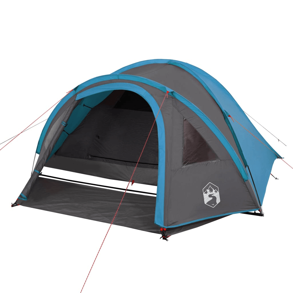 4-Person Camping Tent - Easy Setup, Water-Resistant, Discover the perfect camping tent for 4. Blue, water-resistant, portable, and designed for easy setup. Ideal for any outdoor adventure.