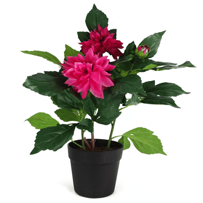 Elegant Pink Artificial Dhalia Flowers | Leaf Design UK, Elevate your space with Leaf Design UK's Pink Artificial Dhalia Flowers. Perfect for any home or office. Premium quality with a lifelike look.