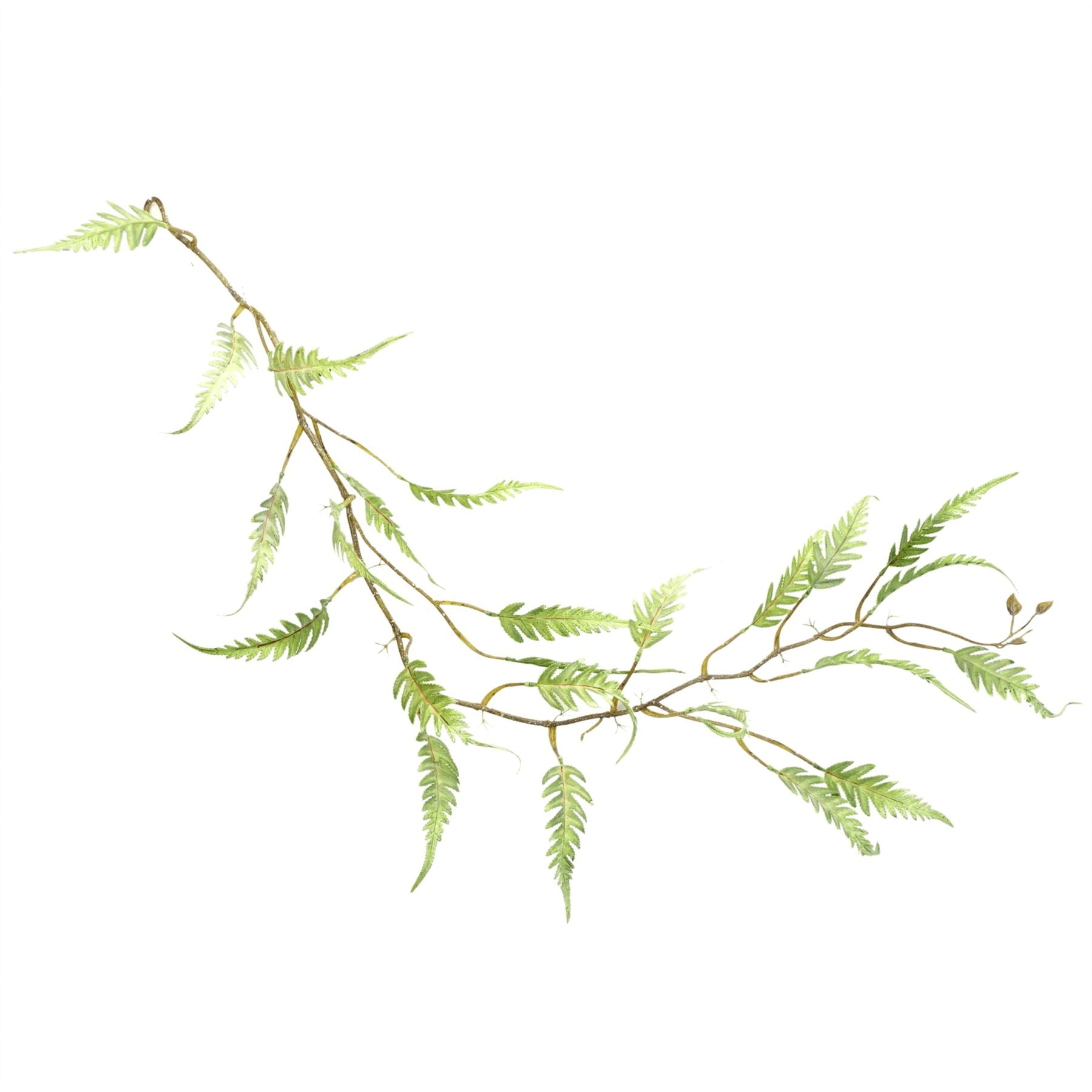 Realistic Artificial Fern Plant - Leaf Design UK, Elevate your space with Leaf Design UK's lifelike Artificial Hanging Trailing Plant. Perfect for any room, no planter needed. Measures 125cm.