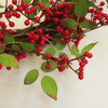 Luxury Christmas Wreath with Red Berries - 60cm, Elevate your home decor with our 60cm luxury Christmas wreath, featuring high-quality silk leaves and red berries for a stunning festive look.