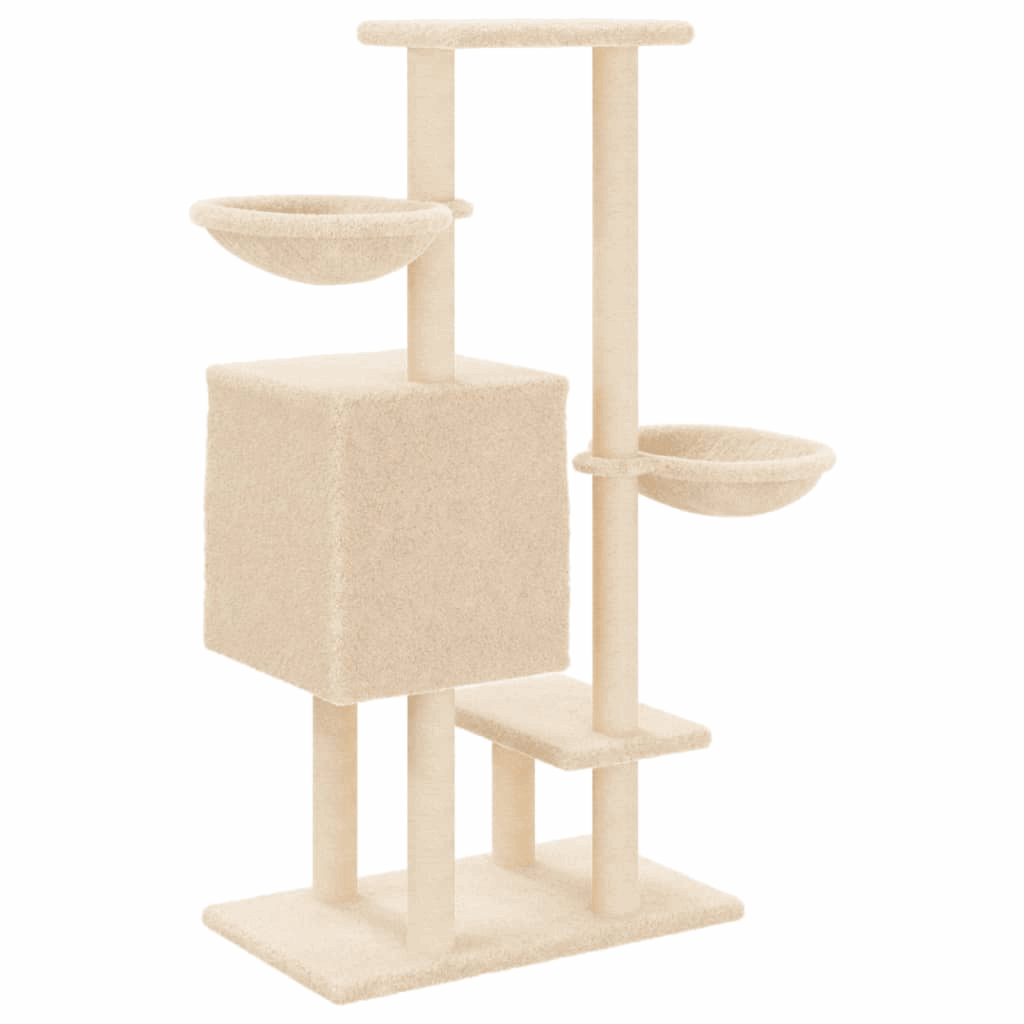 vidaXL Cat Tree: Multi-Level with Sisal Posts Keep cats entertained with vidaXL's Cat Tree, featuring sisal posts, a house, baskets & platforms for endless fun. Perfect for all feline friends.