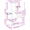 vidaXL Cat Tree: Multi-Level with Sisal Posts Keep cats entertained with vidaXL's Cat Tree, featuring sisal posts, a house, baskets & platforms for endless fun. Perfect for all feline friends.