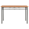 Industrial Style Dining Table - Durable & Easy Care, Upgrade with vidaXL's Industrial Dining Table in Brown. High-quality MDF & steel, elegant, easy-clean surface. Perfect for modern dining areas.