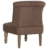 Elegant French Chairs - Brown Fabric 2-Pack Add charm with vidaXL's French Chairs. Perfect for any room, their timeless design enhances your home's elegance effortlessly.