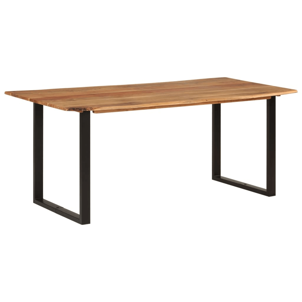 Dining Table 180x90x76 cm Solid Acacia Wood - Rustic Style Enhance Your Dining Experience with the vidaXL Dining Table Add a distinctive touch to your kitchen or dining room with this vidaXL Dining Table.