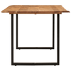 Dining Table 180x90x76 cm Solid Acacia Wood - Rustic Style Enhance Your Dining Experience with the vidaXL Dining Table Add a distinctive touch to your kitchen or dining room with this vidaXL Dining Table.