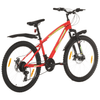 26" Red Mountain Bike 21-Speed | Off-Road Adventure, Tackle any terrain with the vidaXL 26" Mountain Bike. 21-speed, sturdy frame & smooth shifting for ultimate off-road cycling. Perfect for adventurers.