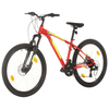 Red 27.5" Mountain Bike 21-Speed 38cm - vidaXL, Conquer rough terrains with the vidaXL 27.5" Mountain Bike. Features include smooth ride, reliable 21-speed, and durable frame for confidence.