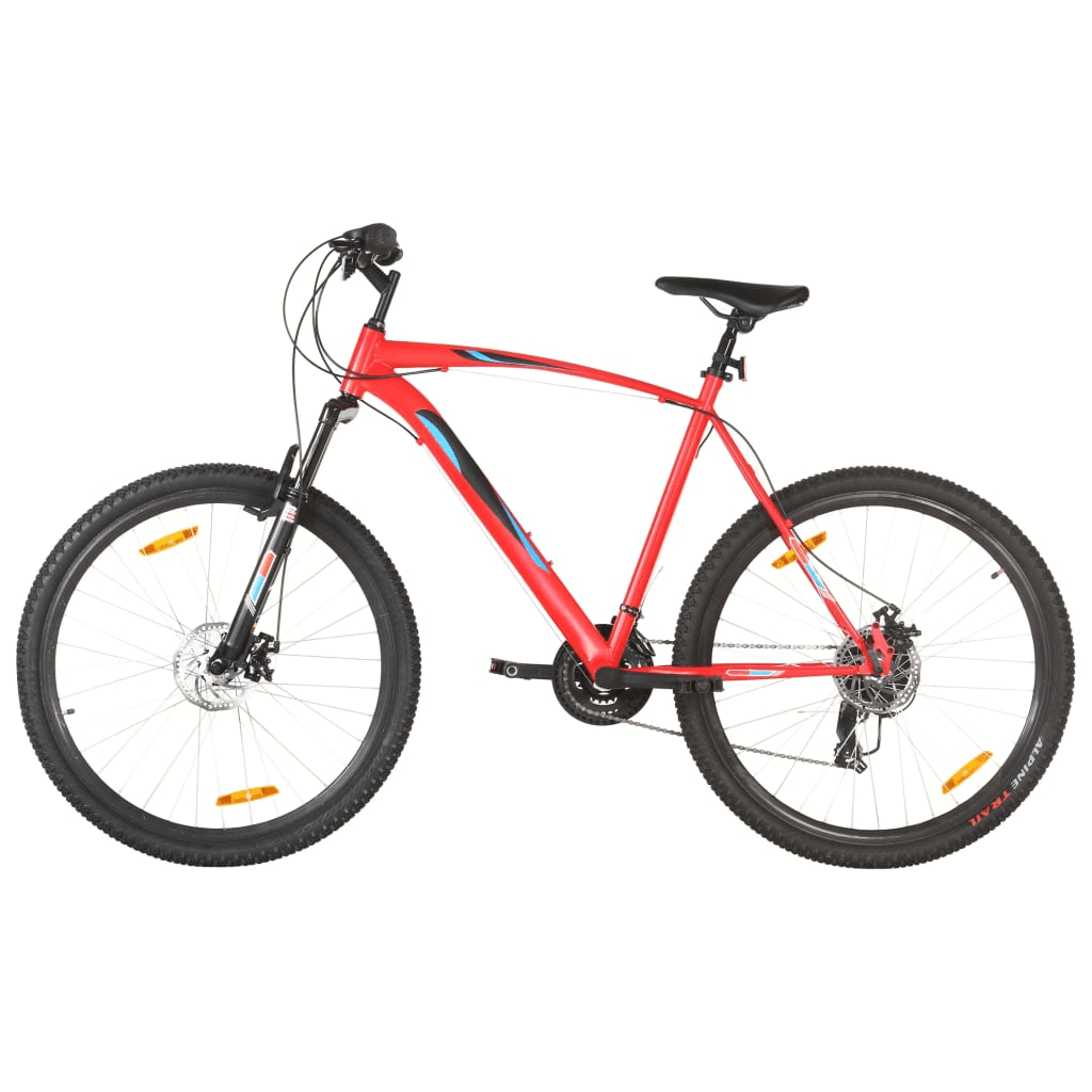 Mountain Bike 21 Speed 29 inch Wheel 53 cm Frame Red, Ride With Confidence on Any Terrain Hit your favorite trail with the vidaXL Mountain Bike. This high-performance mountain bike is built to conquer rough terrain