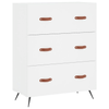 White Chest of Drawers - Stylish & Durable Storage, Elevate your home with our vidaXL White Chest of Drawers. Offering ample storage, durability, and easy cleaning for any living space. Shop now!