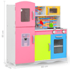 Kids' Play Kitchen - Realistic Interactive Set, Spark creativity with a vibrant kids' play kitchen. Features realistic appliances, boosting fun and skills. Perfect for mini chefs!