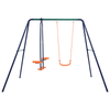 3-Seat Steel Swing Set - Outdoor Fun for Kids Spark joy with a vidaXL 3-Seat Swing Set. Durable steel, exciting see-saw & swing for endless outdoor play. Perfect for active kids!