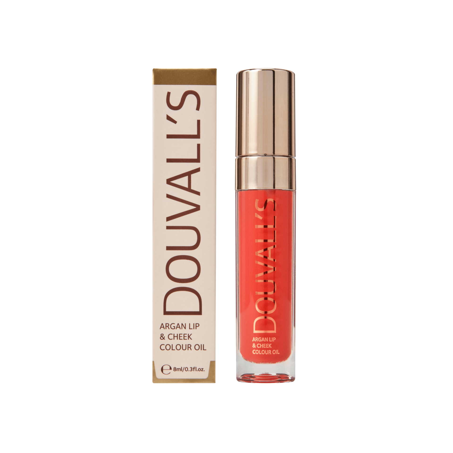 Douvall's Lip & Cheek Colour Oil - Some Like It Hot, Get luscious lips & glowing cheeks with Douvall's nourishing Argan Colour Oil. Lightweight, hydrating formula for vibrant beauty.