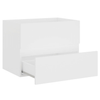 Modern White Bathroom Furniture Set | Engineered Wood, Elevate your bathroom with our sleek white furniture set, featuring a modern sink cabinet, built-in ceramic basin, and elegant mirror for ample storage.