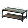 Eco-Friendly Vintage Reclaimed Wood Coffee Table, Elevate your living space with our sustainable, handmade Vintage-Style Coffee Table crafted from solid reclaimed wood. Perfect blend of charm & durability.