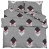 Grey 100% Cotton Duvet Cover 140x200 cm, Enhance your decor with our Grey 100% Cotton Duvet Cover Set. Comfortable, breathable, and durable bedding for a perfect night's sleep.