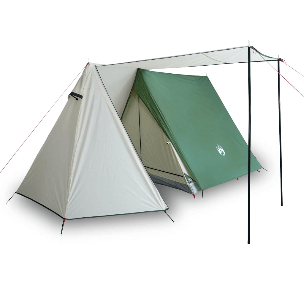 3-Person Green Waterproof Camping Tent, Stay dry and comfy with our 3-person waterproof tent, ideal for your outdoor adventures. Ultimate protection with a modern design.