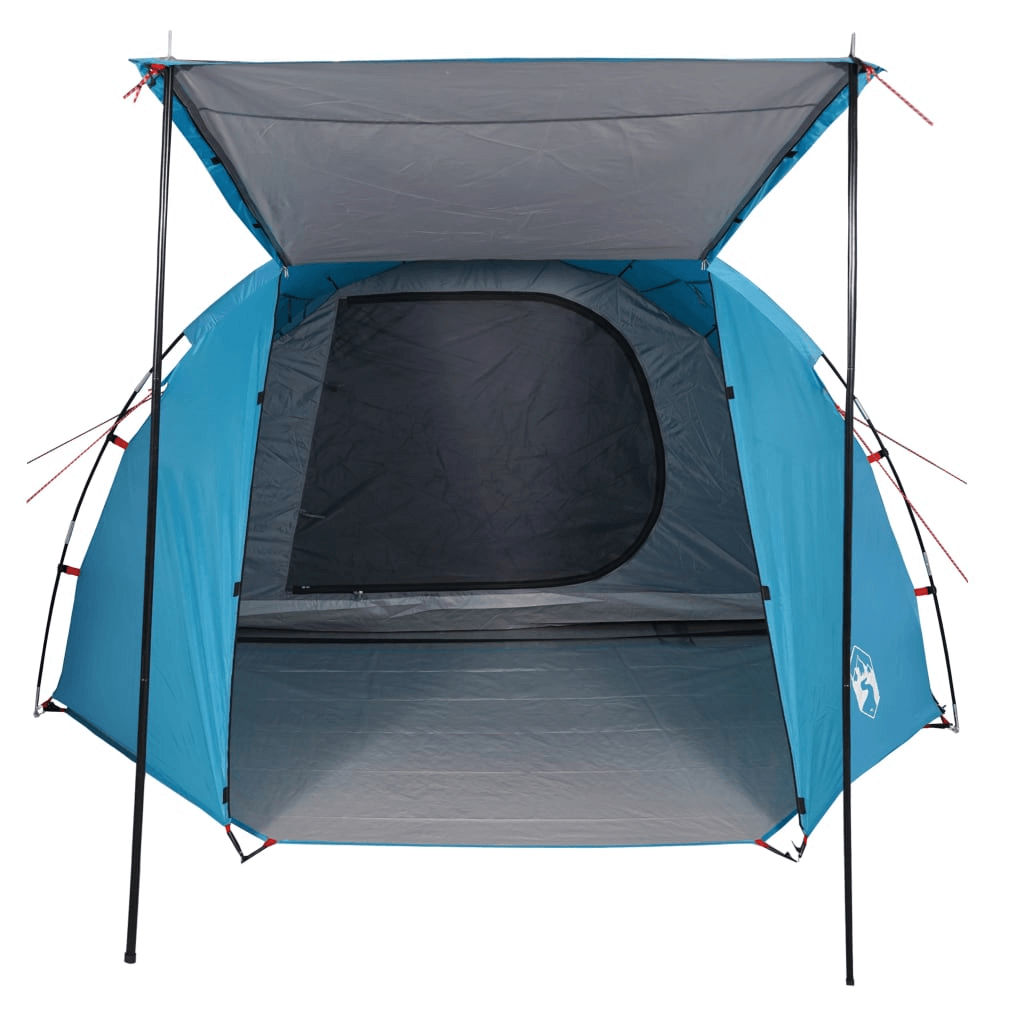 4-Person Waterproof Camping Tent - Outdoor Essential Discover the vidaXL 4-Person Tunnel Tent: Your waterproof, blue shelter for comfortable outdoor adventures. Perfect for camping in any weather.