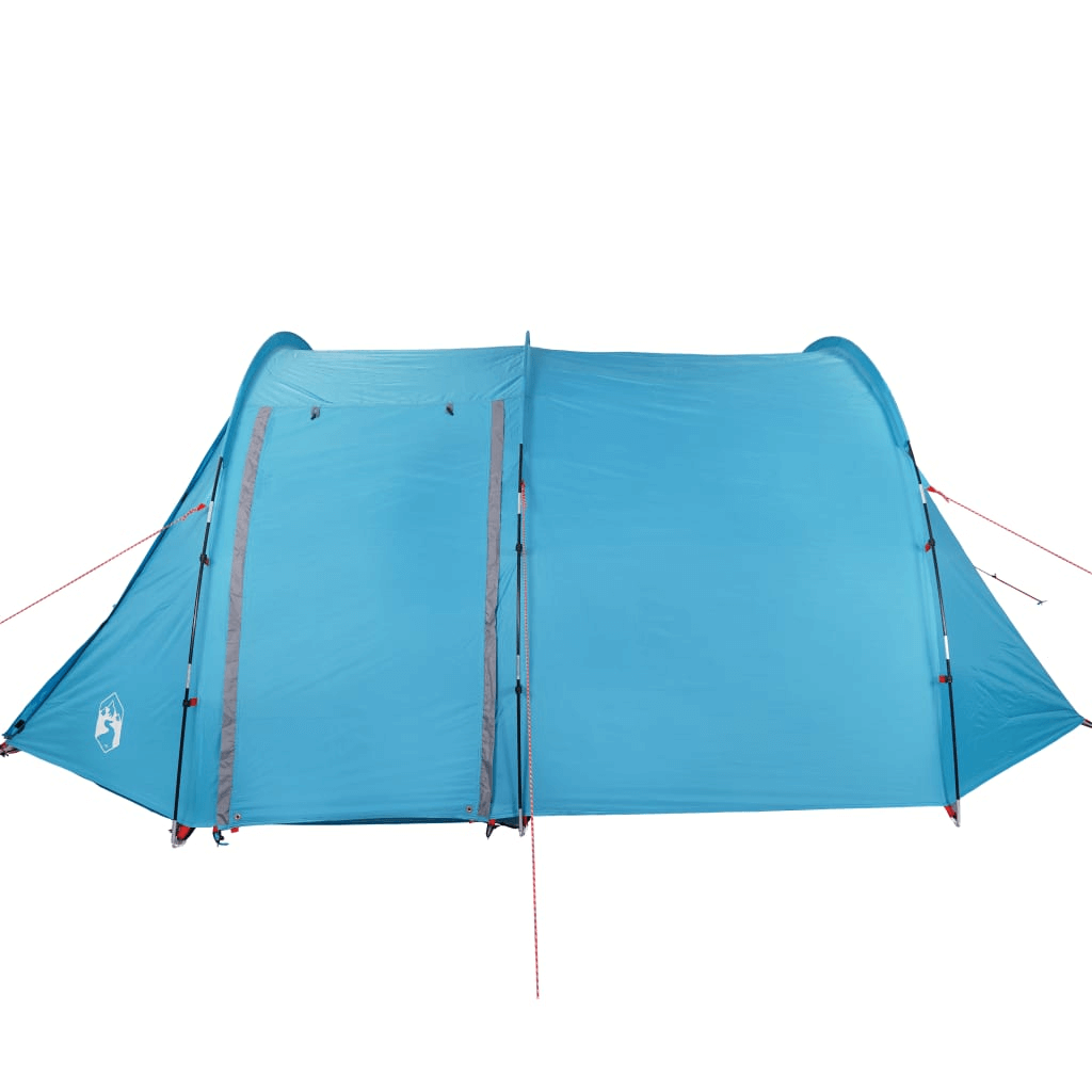 4-Person Waterproof Camping Tent - Outdoor Essential Discover the vidaXL 4-Person Tunnel Tent: Your waterproof, blue shelter for comfortable outdoor adventures. Perfect for camping in any weather.