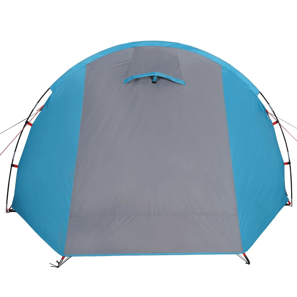 4-Person Waterproof Camping Tent - Outdoor Essential Discover the vidaXL 4-Person Tunnel Tent: Your waterproof, blue shelter for comfortable outdoor adventures. Perfect for camping in any weather.