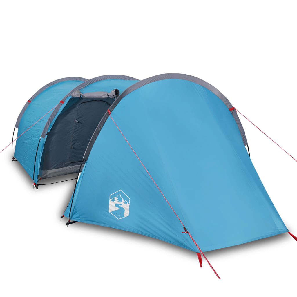 4-Person Blue Waterproof Camping Tunnel Tent, Stay comfortable and dry on your outdoor adventures with the 4-Person Blue Waterproof Camping Tunnel Tent. Perfect for all weather conditions.