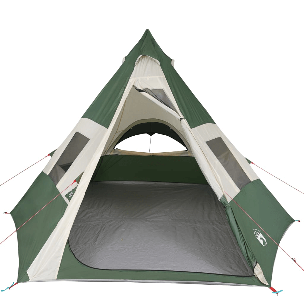 7 Person Waterproof Camping Tent Tipi Green Spacious UK Bargains Galore