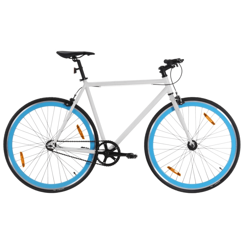 Lightweight Fixed Gear Bike 55cm - Aluminum Frame Elevate your rides with the Fixed Gear Bike. Experience style, comfort, and performance with its lightweight aluminium build. Ideal for commuting or leisure.