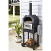 BBQ Pizza Oven Black - Crispy Pizzas at Home, Enjoy homemade pizza with the ProGarden BBQ Pizza Oven. Perfect for your outdoor cooking setup, it includes a chimney design and cooking stone.