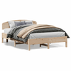 King Size Solid Pine Wood Bed Frame | vidaXL Upgrade to rustic charm with vidaXL's durable king-size bed frame & headboard. Solid pine for a cozy, stylish sleep retreat.