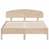 King Size Solid Pine Wood Bed Frame | vidaXL Upgrade to rustic charm with vidaXL's durable king-size bed frame & headboard. Solid pine for a cozy, stylish sleep retreat.