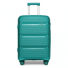 Kono 24" Hard Shell PP Suitcase - Blue/Green Collection, Discover the Kono 24" bright hard shell PP suitcase in classic blue and green. Durable, lightweight, and secure luggage for your travels.