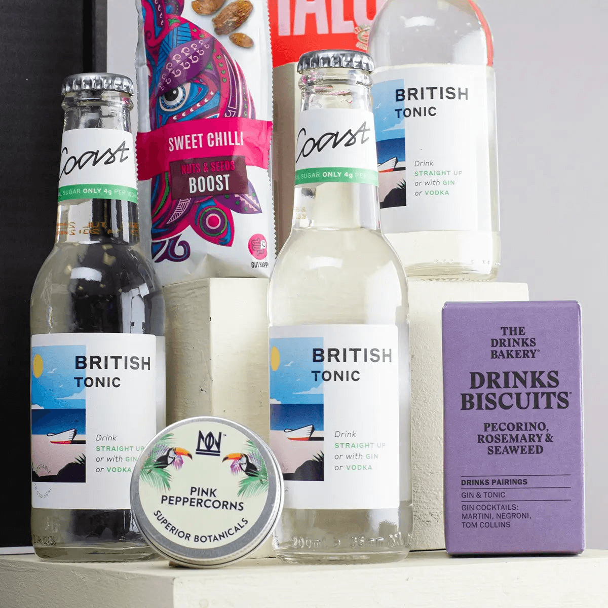 Gin and Tonic Dad Hamper - Perfect Father's Day Gift, Delight gin-loving dads with premium craft gins and gourmet snacks in our exclusive Father's Day Gin and Tonic Hamper. Perfect gift for any occasion!