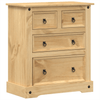 Chest of Drawers Corona - Solid Wood Pine - 80x43x91 cm, Add Style and Functionality to Your Home with the vidaXL Chest of Drawers Corona Enhance the charm of your home decor with the timeless design.