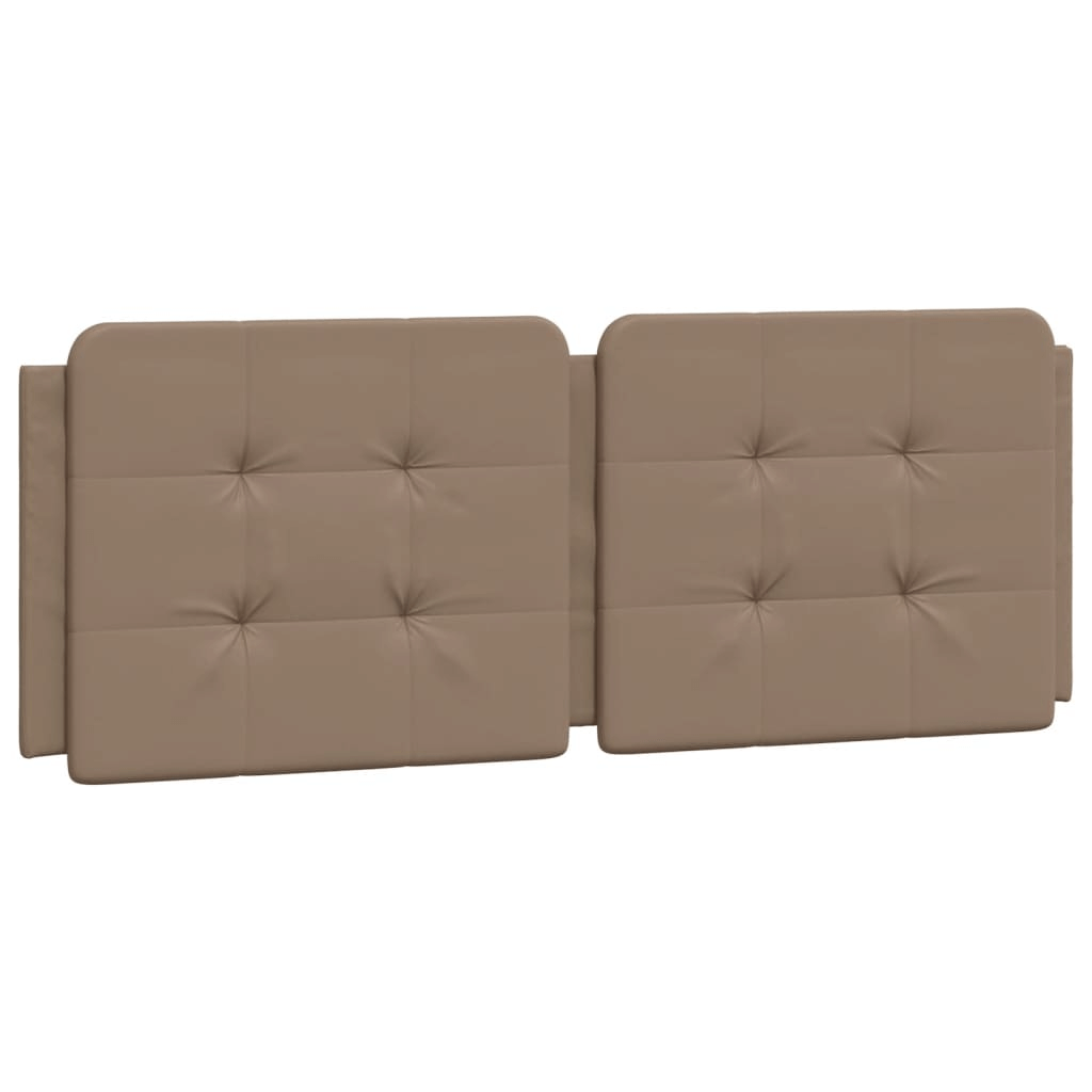 Luxurious vidaXL Faux Leather Bed Frame - 140x200 cm, Discover elegance and durability with the vidaXL Bed Frame in Cappuccino. Modern design, sturdy build, and luxurious faux leather finish.