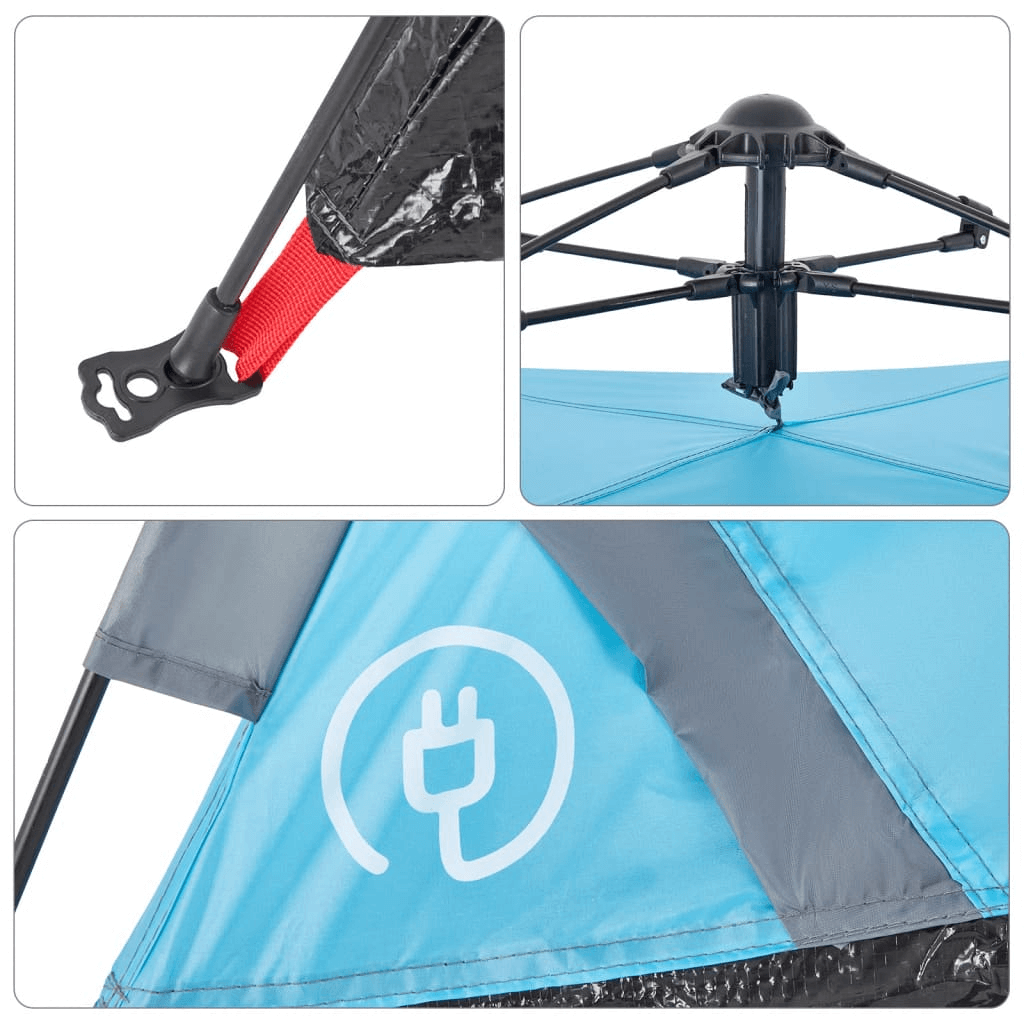 Waterproof 3-Person Camping Tent | Quick Release, Enjoy camping with vidaXL's 3-Person Waterproof Tent. Perfect for comfort & convenience outdoors. Quick setup for your adventures.