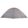 8-Person Waterproof Camping Tent, Discover the roomy 8-person tent in grey & orange. Waterproof and spacious, perfect for keeping dry and comfortable on your outdoor adventures.