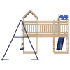 Outdoor Playset Solid Wood Pine – Ultimate Backyard Fun, Durable solid pine wood outdoor playset featuring multi-activity options for kids' backyard adventure. Built to last for endless interactive play.